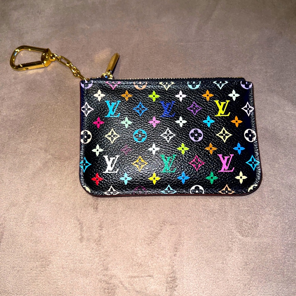 Louis Vuitton multicolor key cles